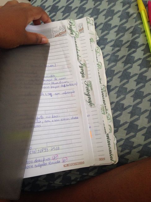 Agenda da noiva ❤ #chegou - 1