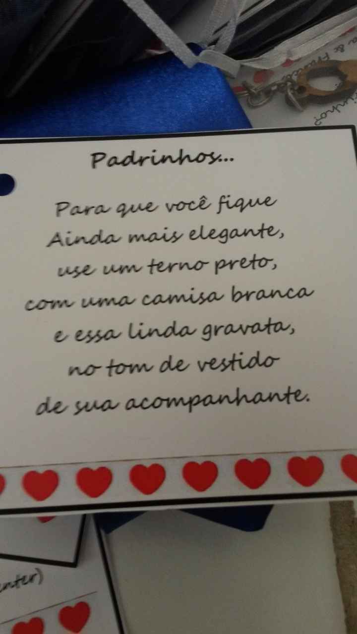 ganharam a gravata