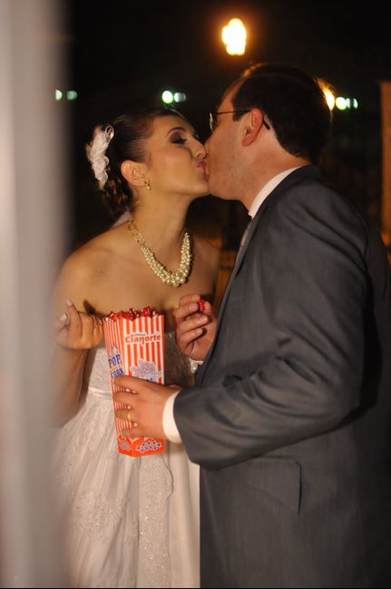 Pipoca no casamento
