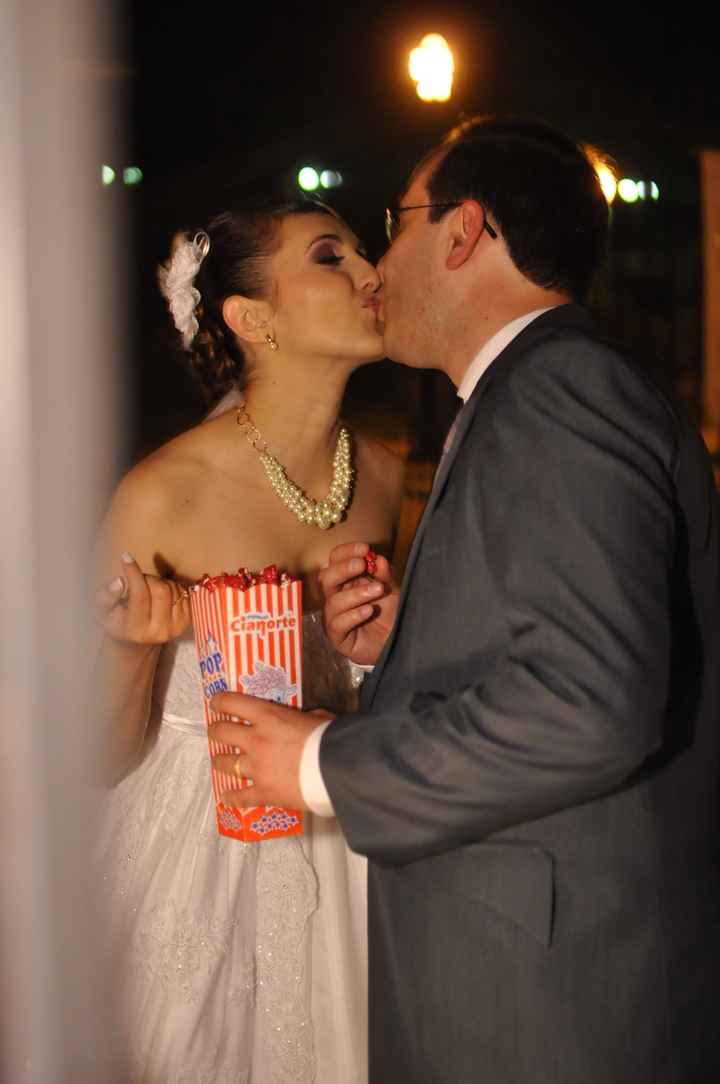 Pipoca no casamento
