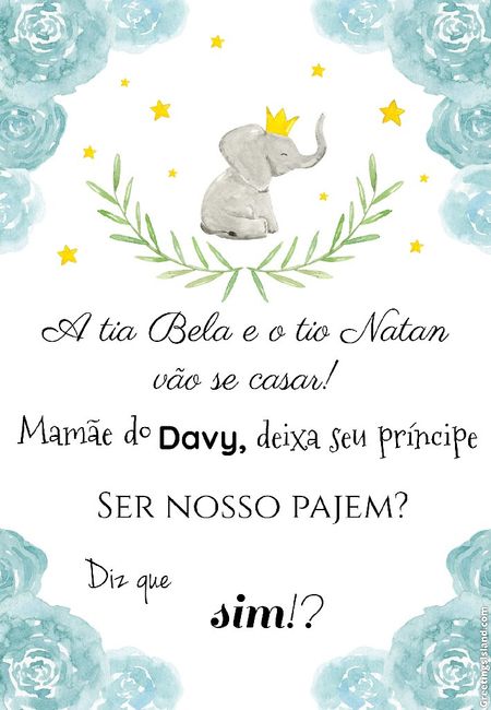 Convite para pais das maninhas❤😍 - 2