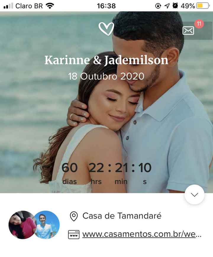 2 meses para o grande dia! 💕 - 1