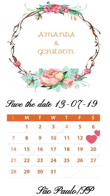 Save the date editavel - 1