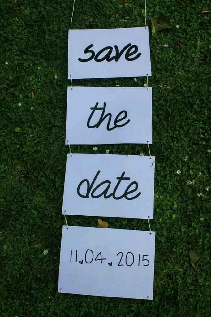 Save the date .. me ajudem!!! - 1
