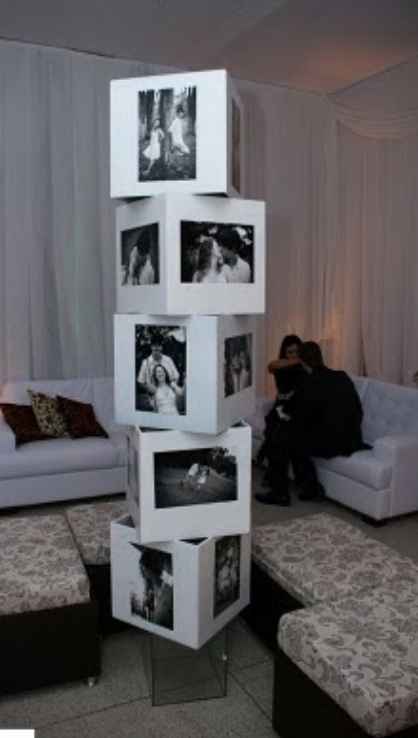 Cubo de fotos para a festa - 2