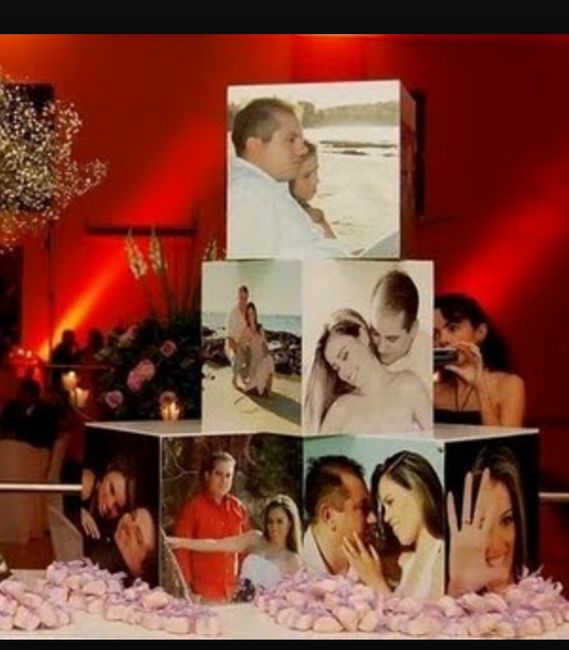 Cubo de fotos para a festa - 1