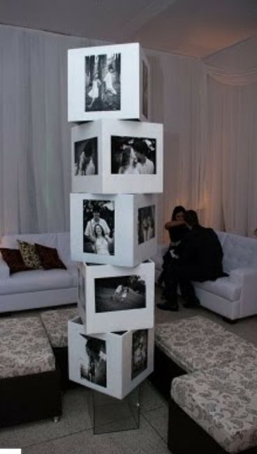 Cubo de fotos para a festa - 2