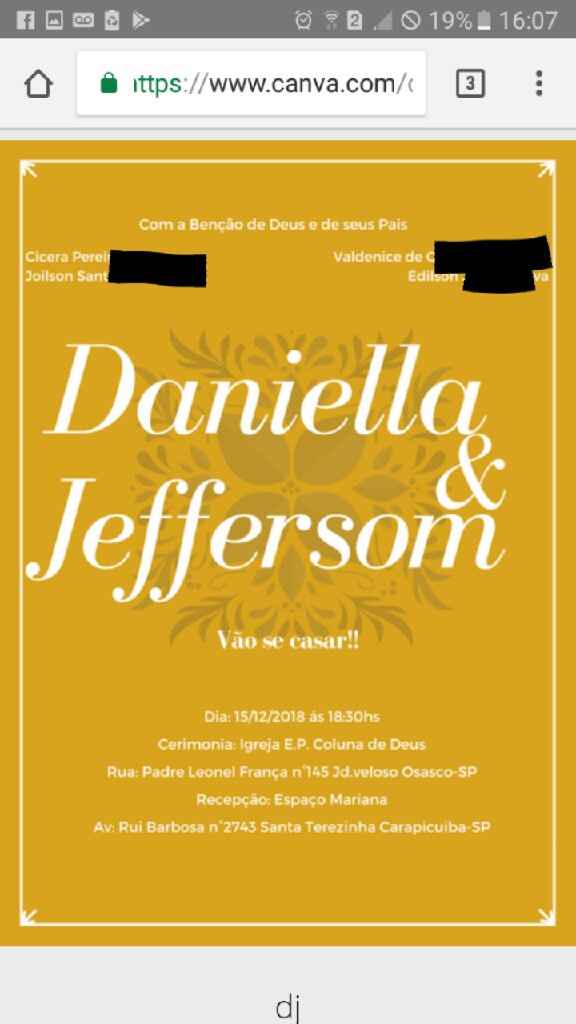 Papelaria do casamento - quase tudo pelo canva - 1