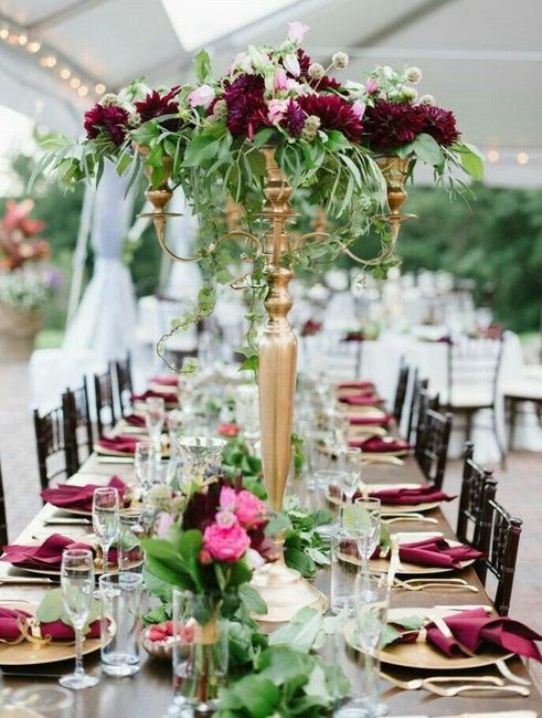 Inspirações de casamento -  marsala - 3
