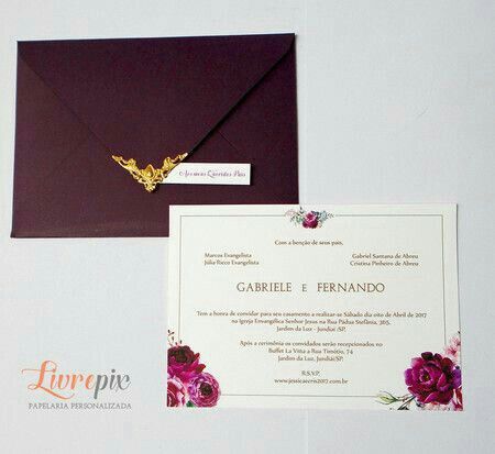Inspirações de casamento -  marsala - 5