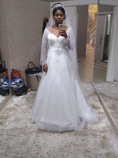 1 prova de vestido de noiva! 2