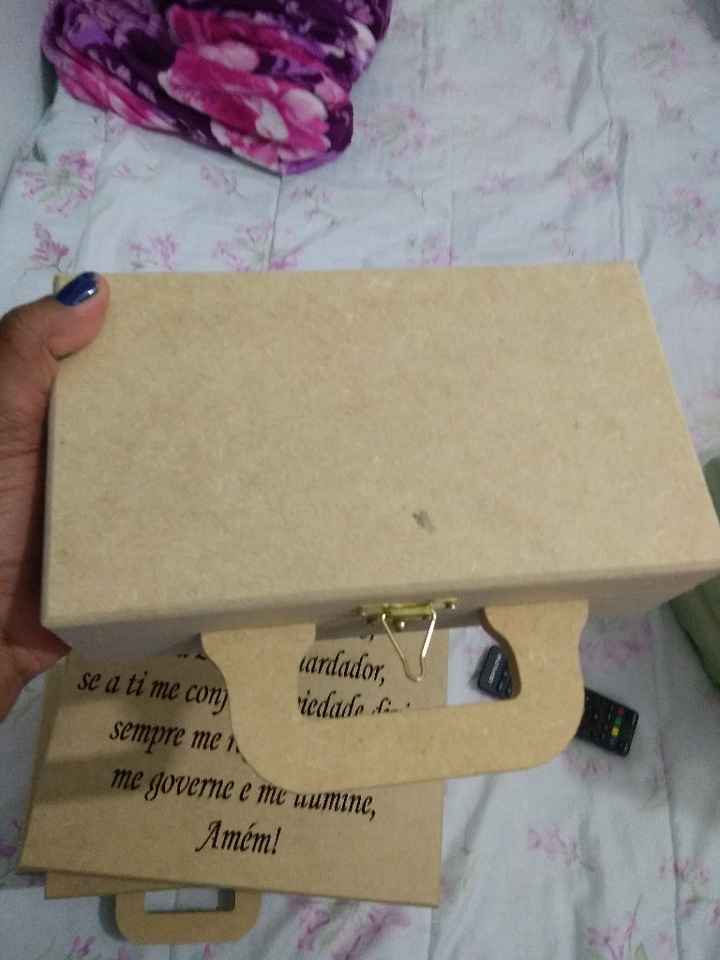 Comprei as caixas para Padrinhos, Pais e Damas e Pajens e avó - 1