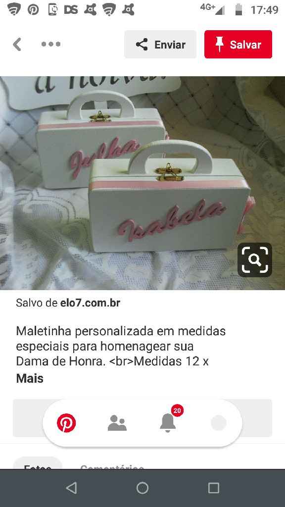 Comprei as caixas para Padrinhos, Pais e Damas e Pajens e avó - 7