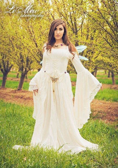 modelo vestido medieval
