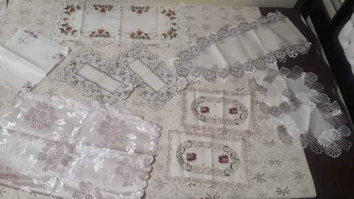 Essas peças são minhas queridinhas *.* uma toalha para ocasiões especiais, caminhos e toalhas para b