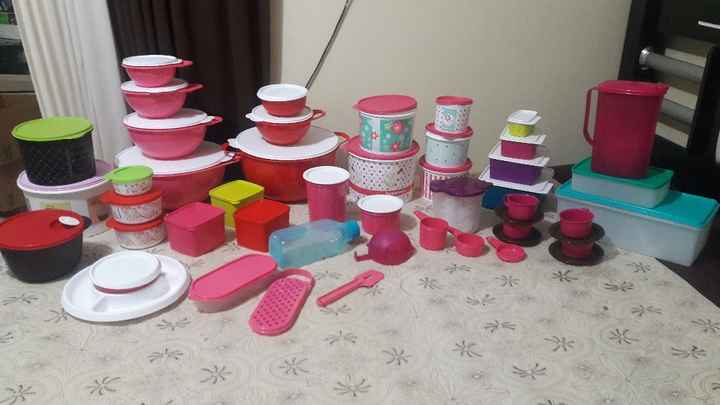 E por fim minhas Tupperwares