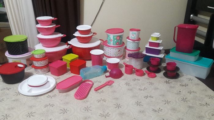 E por fim minhas Tupperwares