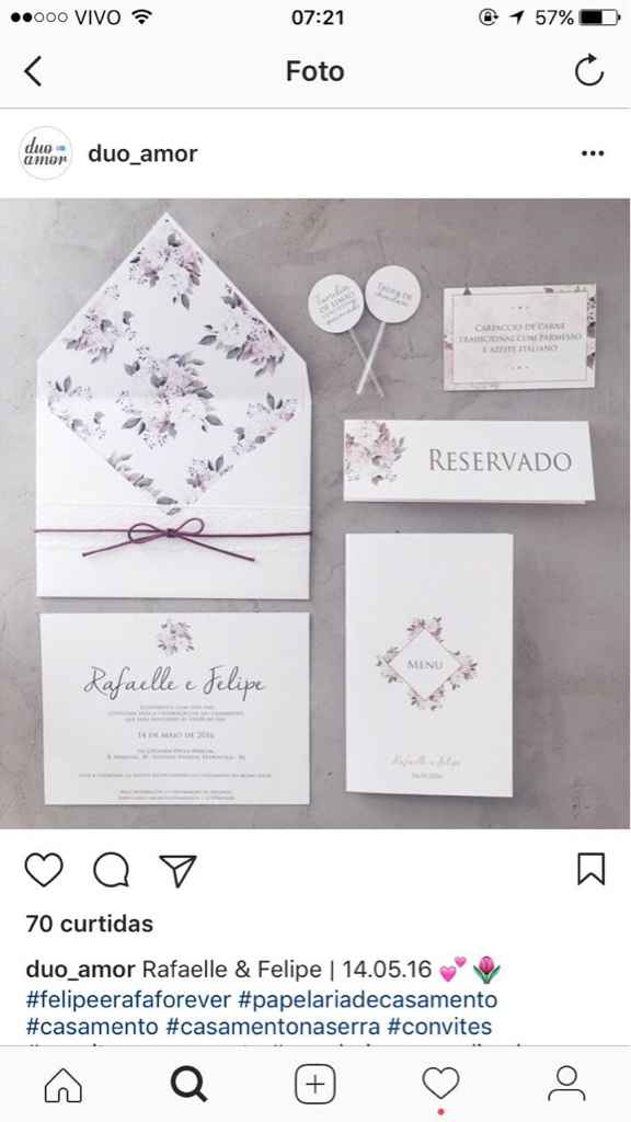 Meu convite de casamento - 1