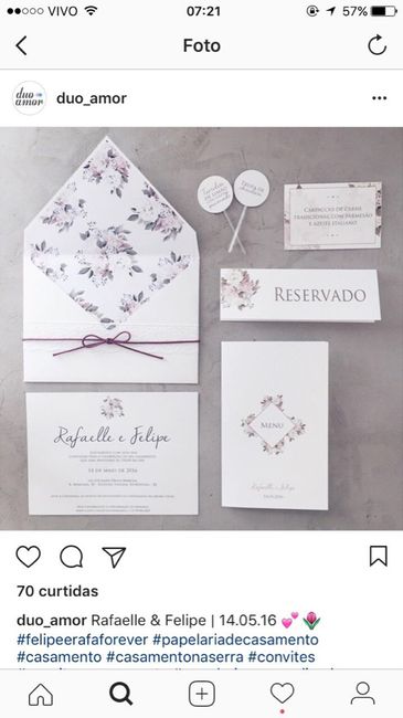 Meu convite de casamento - 1