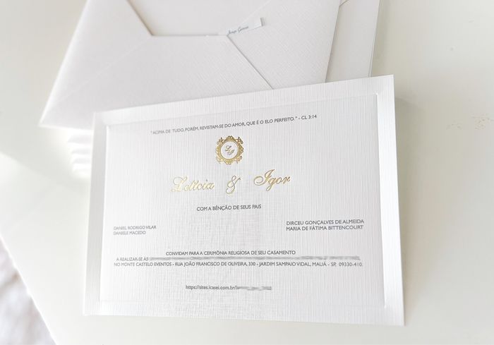 Convites chegaram !! Iolanda convites e Orion personalize 2