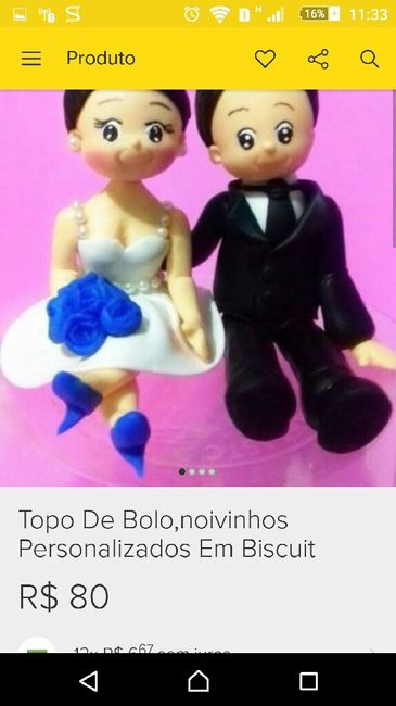 Topo de bolo - 1