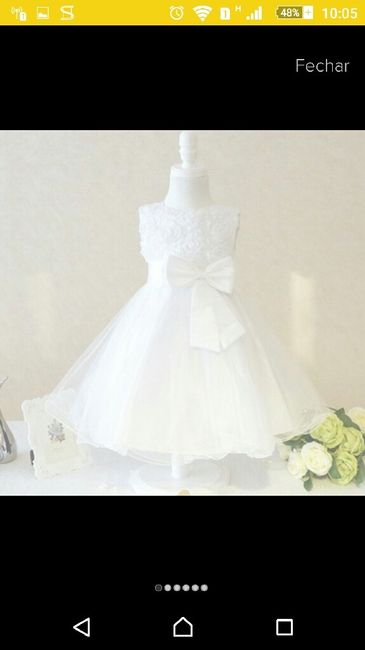 Vestido da daminha - 1