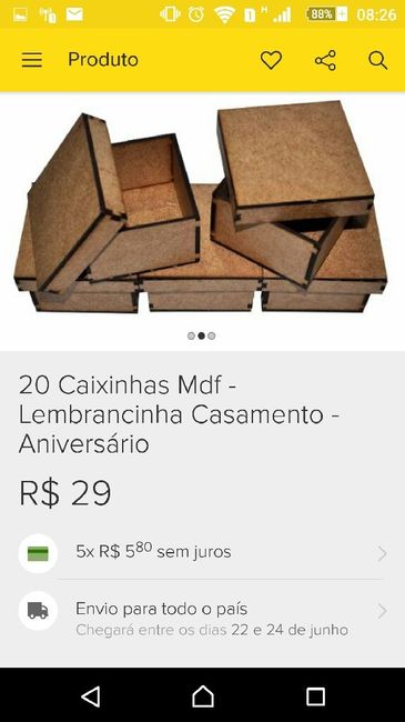 Caixinhas mdf como lembrancinha - 3