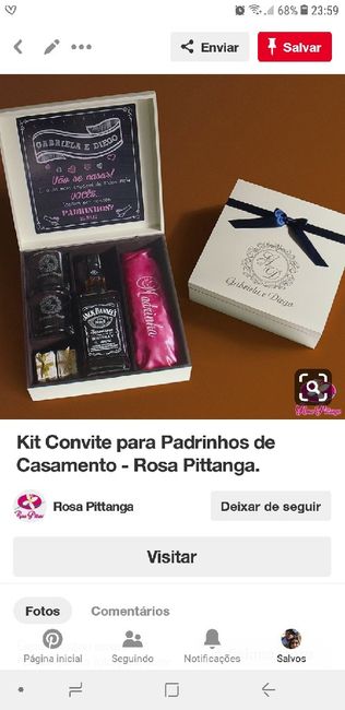 Convite de padrinhos - 1