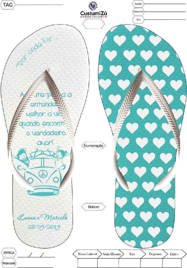 Qual chinelo? Dúvida - 2