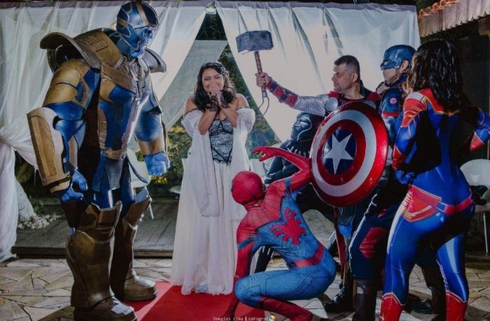 Casamento inspirado na Marvel 1