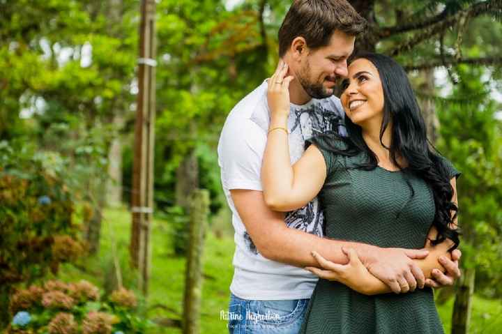Noivinhas que look usaram no pre wedding e casamento civil - 3