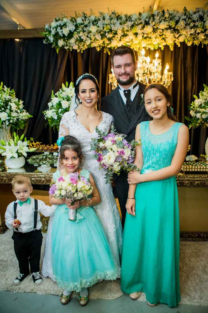 Pajem e daminhas!