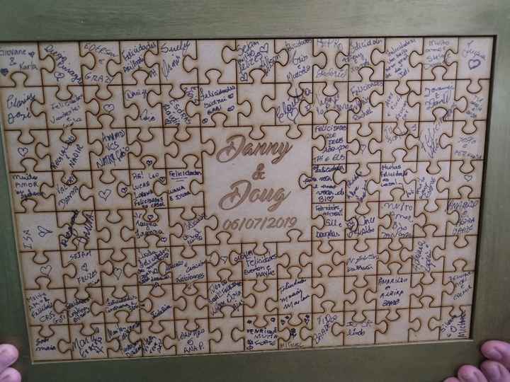Quadro para mensagens e assinatura - 1
