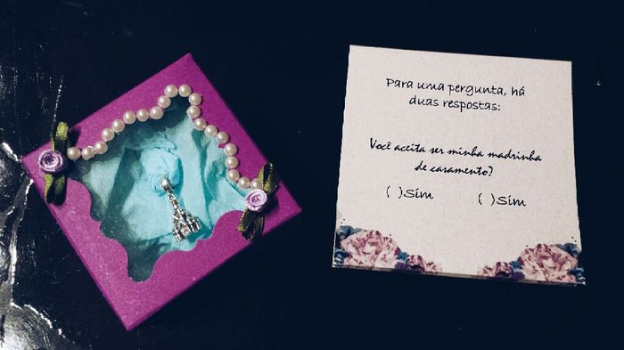 Convite padrinhos, completo feito com muito amor - 4