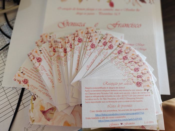 Meu convite de casamento! diy 2