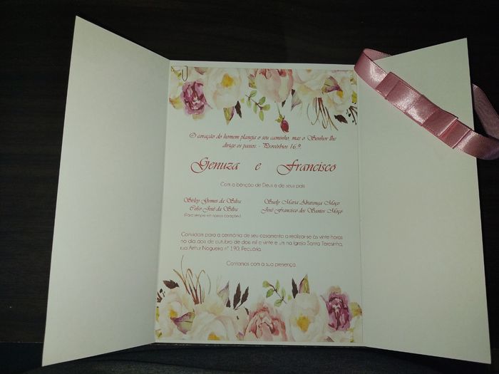 Meu convite de casamento! diy 4