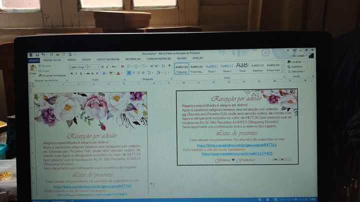 Meu convite de casamento! diy - 1