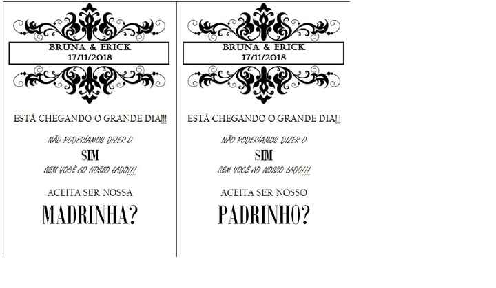 Convite Padrinhos