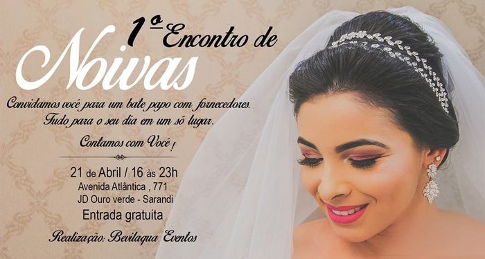 1° Encontro de noivas em Sarandi/ PR