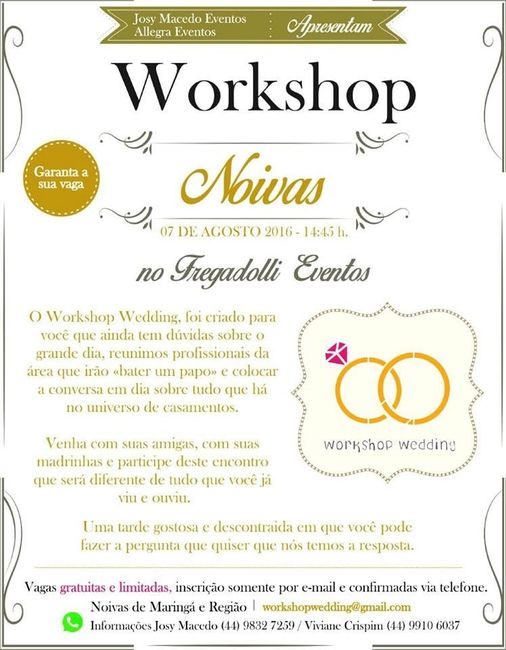 Workshop Noivas