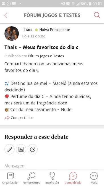 ÚLTIMO PASSO: Compartilhe seus favoritos de casamento! - 1