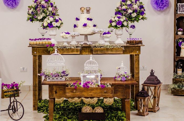  Cor para a festa Roxo com ...? ( menos amarelo) - 1
