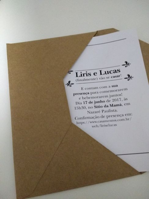  Barateando os Convites de Casamento, Como ?? - 1