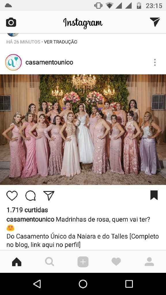 Ajuda para encontrar foto de madrinhas marsala e rose - 1