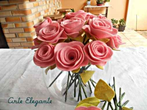 Vidro e flores