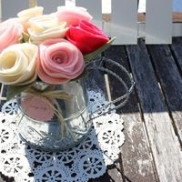 Vidro de Conserva e Flores