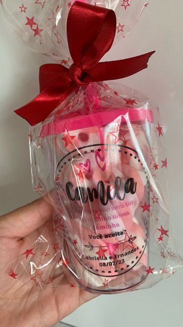 Lembrança pajem e daminhas 2