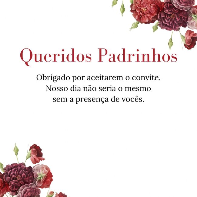 Convite de padrinhos 4