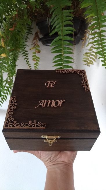 Nosso porta aliança💍 2