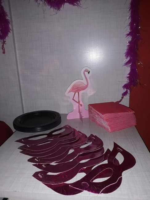 Meu chá de lingerie Flamingo - 2